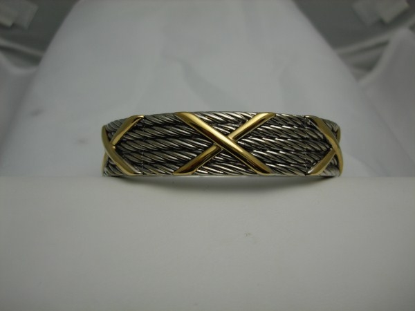 Two Tone Bengal Fashion Bracelet